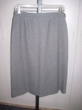 Pendleton Ladies Gray Checked Pure Virgin Wool Straight SKIRT-12-BARELY Worn - £6.14 GBP