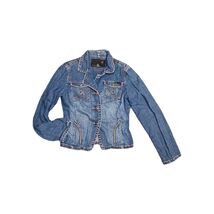 Y2K Roca Wear Denim Jacket with Embroidered Pockets - $22.29
