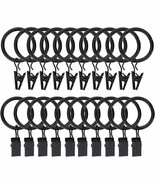 Curtain Rings with Clips Hooks 20 Pack Drapery Clips with Rings, Curtain... - €14,53 EUR