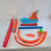 Hot Wheels Track Lot Replacements Various Sizes and Manual Launcher - £15.21 GBP