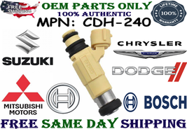 #CDH-240 OEM Bosch Nikki Fuel Injector for 2001-2005 Dodge Stratus 2.0L I4 1Pc - £29.40 GBP