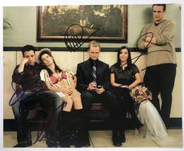 How I Met Your Mother Cast Signed Autographed Glossy 8x10 Photo - £239.75 GBP