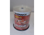 Magnavox 100 pack DVD+R 16X 4.7GB Blank DVDs New Factory Sealed - $23.50