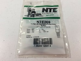 (1) NTE NTE269 Silicon PNP Transistor Darlington Power Amplifier - $8.99