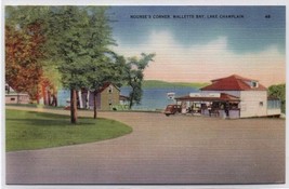 Nourse&#39;s Corner Gas Station,Lunch Counter Malletts Bay Champlain,NY - £10.91 GBP