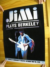 Jimi Hendrix Velvet Poster Jimi Plays Berkeley Can 30 1970 Face Body Shot-
sh... - £140.74 GBP