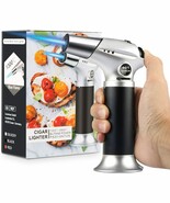 Professional Kitchen Cooking Torch, Refillable Mini Blow Torch Lighter W... - $52.09 CAD