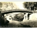 Sacred Red Lacquer Bridge Canadian Pacific  Postcard Nikko Japan - £7.93 GBP