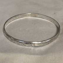 VINTAGE STERLING SILVER 925 MEXICO TAXCO SWORDS PALM LEAVES BANGLE BRACE... - £27.12 GBP