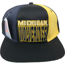 VTG NWT Deadstock Michigan Wolverines Drew Pearson Snapback Hat US College NCAA - £50.30 GBP