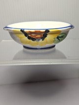 RARE Samsung  Chi Design Miyagi Bowl Sunflower Ceramic Okinawa Japan Korea VNTG - £279.72 GBP