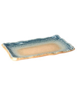 Pack Of 5 Blue River Ao Nagashi Collection Rectangular Wavy Sushi Plates... - £35.34 GBP