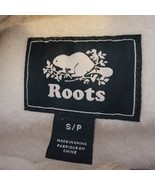 Roots 1/4 Zip Sweatshirt Size S Collared Long Sleeve Beige - £16.96 GBP