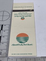 Front Strike Matchbook Cover Marriott’s Bay Point Resort Panama City, FL  gmg - £9.33 GBP
