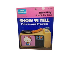 Vintage Sanrio Hello Kitty Show &#39;n Tell Picturesound Program Record 1983 CBS - £32.26 GBP