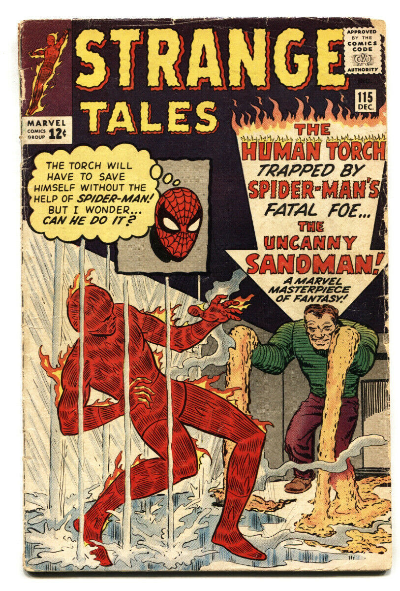 STRANGE TALES #115 Origin of DR STRANGE  Marvel comic book 1963 - £432.86 GBP
