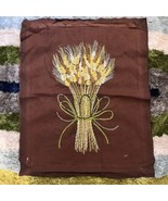 Vtg Paragon Completed Crewel Embroidery Shock O Wheat Barbara Sparre Whe... - $24.00