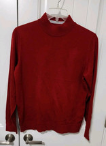 Men&#39;s MURANO Wine Red Mock neck Sweater Medium NWOT NEW Modern Performance - $29.00