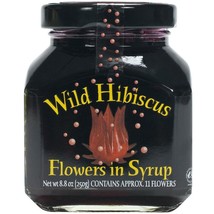 Wild Hibiscus Flowers in Syrup - 6 x Approx 11 flowers - $81.77