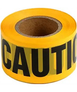 Yellow Caution Barricade Tape, 3&#39;x 300&#39; Single Pack One Roll Constructio... - €9,30 EUR