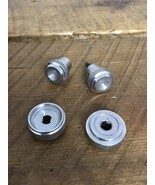 Set OEM 1965 Ford Galaxie Push Button Radio Knobs Front Rear 5TMF XL Das... - $782.64 MXN