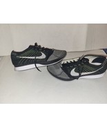 Nike Flyknit Racer Shoes Men&#39;s 11.5 Black White Volt Sneakers 526628-011 - €58,54 EUR