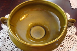 MUNCIE Clay style Green Large Vegetable Bowl, marked 1A7, c1950s - £117.68 GBP