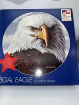 Great American Puzzle Factory Regal Eagle Round Puzzle 500 Pc Puzzle Complete - $13.00