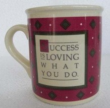 1985  Hallmark &quot;Success Is Doing What You Love&quot; Collectible Ceramic Coff... - £11.01 GBP