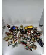 Vintage Mix Hand Blown Glass Christmas Ornaments, Lot Of 37 Holiday Decor - €85,91 EUR Vintage Mix Hand Blown Glass Christmas Ornaments, Lot Of 37 Holiday Decor - €85,91 EUR