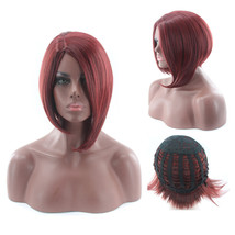 Cosplay Wine Red Right Part Short Bob Heat Resistant 10inches - $16.00