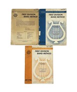 First Division Band Method Part C Flute Vtg 1960&#39;s Band Course Part 1 2 &amp; 3 - $213.71 MXN