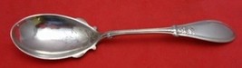 Italian by Whiting Sterling Silver Preserve Spoon Brite-Cut 6 7/8&quot; - £107.48 GBP