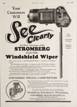 1926 Print Ad Stromberg Electric Windshield Wipers,Special Carburetor Chicago,IL - £17.59 GBP