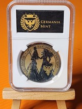 2019 Germania 5 Mark Allegories 1 oz Silver 0.999 Ruthenium &amp; Gold gilt - £77.06 GBP