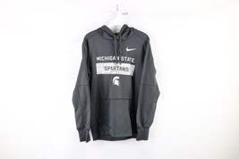 Nike Mens Small Distressed Michigan State University Spell Out Hoodie Sweatshirt - £43.48 GBP