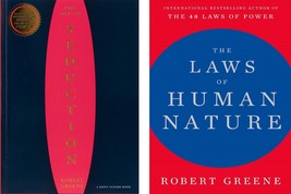 Robert Greene 2 Books Set: Art of Seduction &amp; Laws of Human Nature (English) - £20.40 GBP