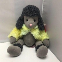 Russ Berrie Brigette Gray Poodle Yellow Green Outfit Plush Stuffed Anima... - €38,60 EUR