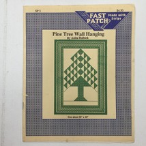 Pine Tree Wall Hanging Anita Hallock Pattern Design Booklet Fast Patch 2... - $14.99