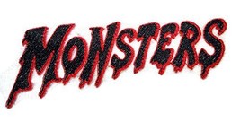 Custom and Unique Happy Halloween [Classic Monster Word]Embroidered Iron... - £10.30 GBP