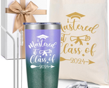 Graduation Gifts Set for Her 2024 - Mastered It Class of 2024 Tumbler &amp; ... - $36.63