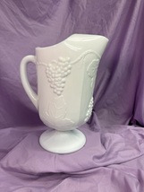 Milk glass pitcher - $35.00