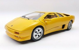 Bburago Lamborghini 1990 Diablo Yellow Diecast 1:18 Scale  - $31.16