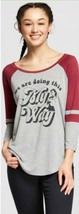 Disney Star Wars We Are Doing This My Way Shirt Gray and Burgundy Size S... - $9.09