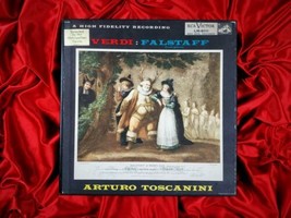 Vtg 1960s Met Opera Verdi Falstaff Record Vinyl Arturo Toscanini RCA Vic... - $24.19