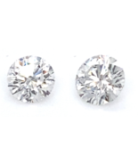Lot of 2 Cvd Faux Diamonds Grown Round Cut Diamonds Igi Certified TCW = ... - €5.235,66 EUR