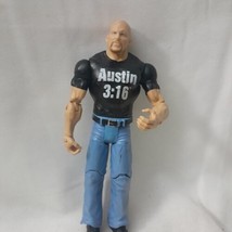 WWE Stone Cold  Steve Austin Basic Series 29 Wrestling Figure - £11.06 GBP