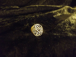 ring jewelry Celtic S design size 8 - £5.59 GBP