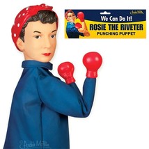 Rosie The Riveter Punching Puppet - Novelty Fun Gag Gifts - £17.98 GBP