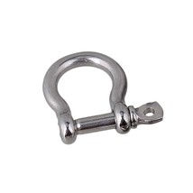 STAINLESS STEEL SHACKLE D-SHAPE 3/16IN 5 PACK - $16.73